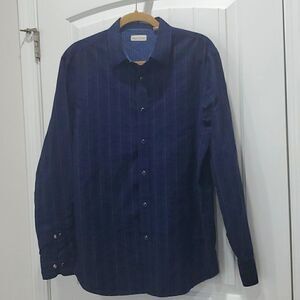 Sable & Stone Print Long Sleeve Shirt, pearl snap, 100% Cotton size Large